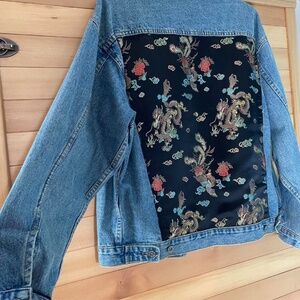 Carmar LF Denim Jacket with Silk Back